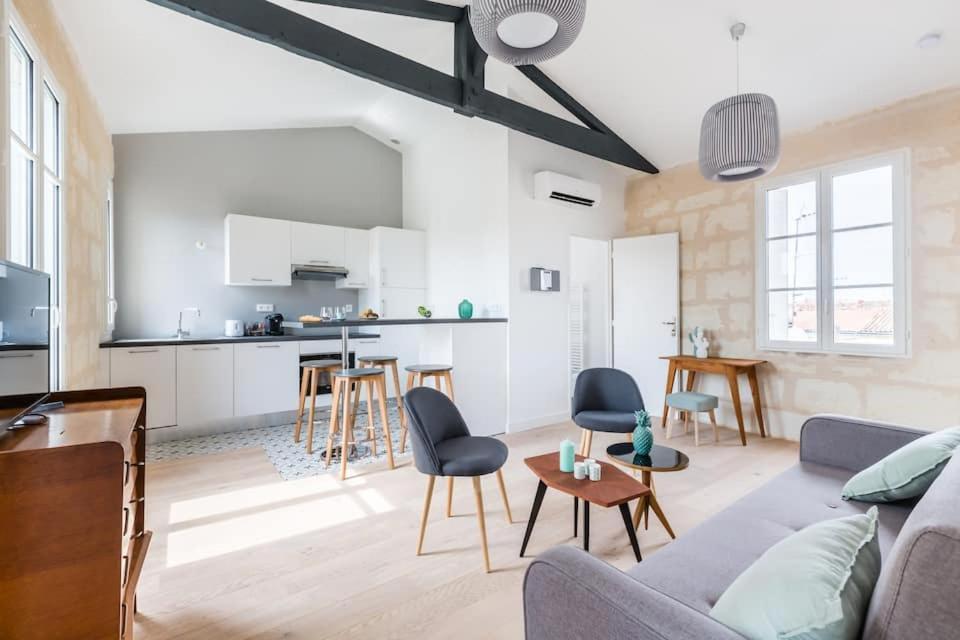 Magnifiques Appartements Climatises En Plein Coeur Des Chartrons Burdeos Exterior foto